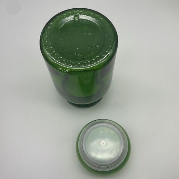 Vintage Apothecary Mushroom Domed Lid Storage Jar Made in Belgium MCM - Picture 4 of 8